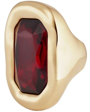 Givenchy Sculptural Crystal Ring - Pink