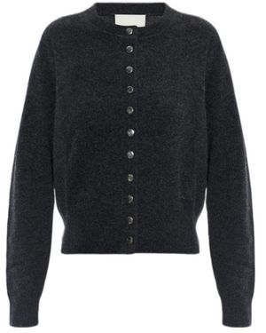 Isabel Marant Crew Neck Long-Sleeved Knitwear - Black