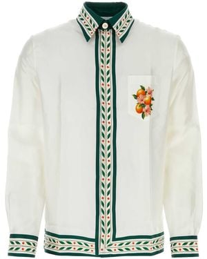 CASABLANCA Oranges En Fleur Shirt - Green