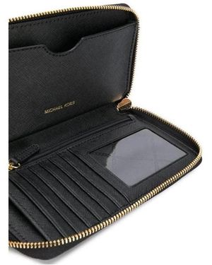 Michael Kors Michael Large Wristlet Wallet - Black