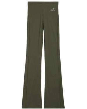 Balenciaga Techwear Flared Leggings - Green