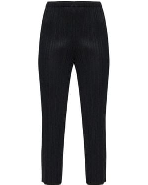 Pleats Please Issey Miyake Pleats Please Issey Miyake Pleated Trousers - Black