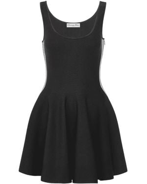 Dior Short Flared Dress - Black