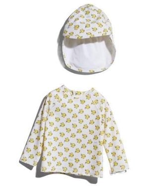 Gucci Mr. Little Miss Print 2-Piece Swim Set - White