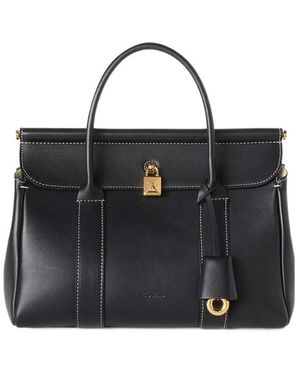 Loro Piana Loom Bag L25 Handbag - Black