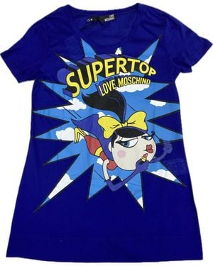 Moschino Short-Sleeved T-Shirt - Blue