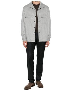 ZEGNA Long Sleeve Jacket - Gray