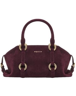 McQueen Farringdon Small Tote Bag - Purple