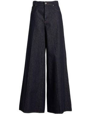 Max Mara Dark Straight-Leg Jeans - Blue