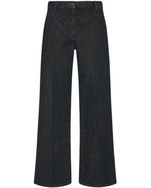 The Row Vita Straight Jeans - Black