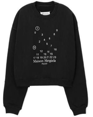Maison Kitsuné Long-Sleeved Sweatshirt - Black