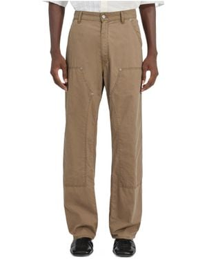 MM6 by Maison Margiela Workwear Trousers - Natural