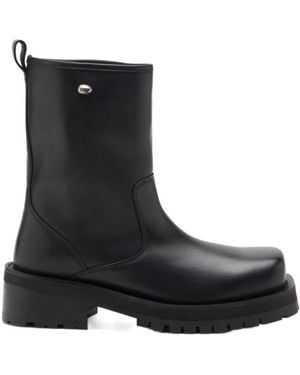 DIESEL D-Texan Square-Toe Boots - Black
