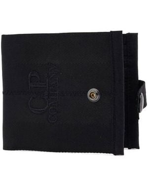 C.P. Company Herringbone Logo Wallet - Black