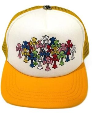 Chrome Hearts Cross Baseball Cap - Orange