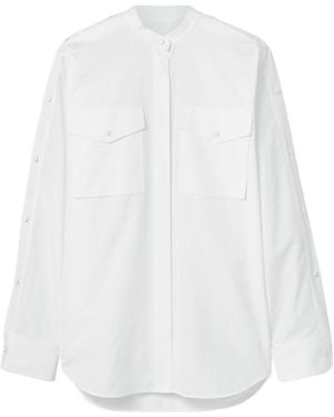 Helmut Lang Cotton-Poplin Shirt - White