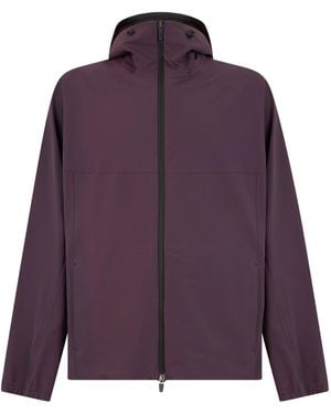 Herno Lightweight Hooded Jacket - Purple