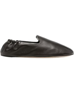 The Row Slip-On Flat Shoes - Brown