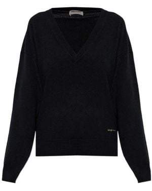 Zadig & Voltaire Soulu V-Neck Knitted Jumper - Black