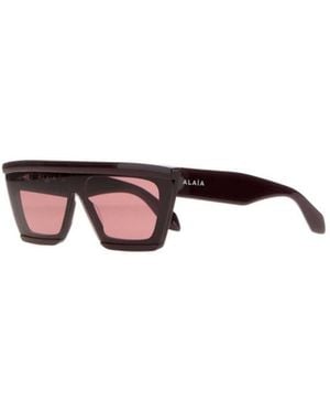 Alaïa Oversized Sunglasses - White