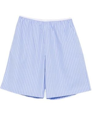 Frankie Shop Elegant Bermuda Shorts - Blue