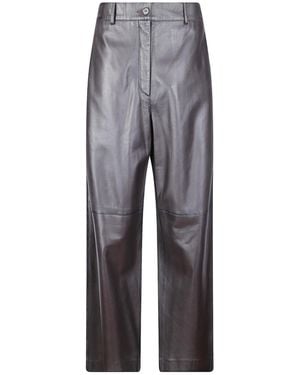P.A.R.O.S.H. Casual Pants With Belt Loops - Gray