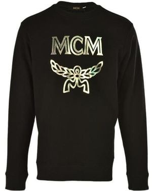 MCM Letter Printed Pattern Pullover - Black