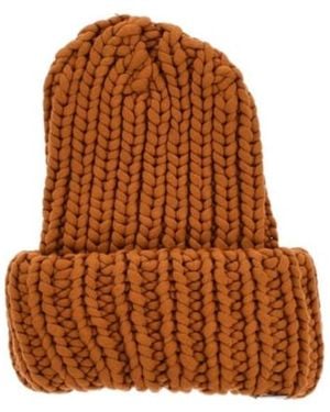 DSquared² Turn-Up Knit Hat - Brown