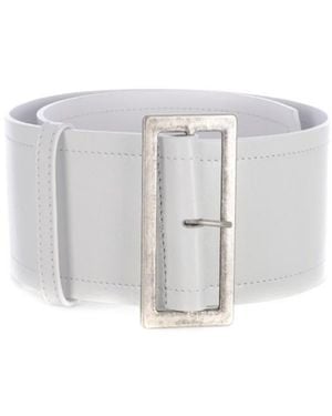 Philosophy Di Lorenzo Serafini Buckled Belt - White