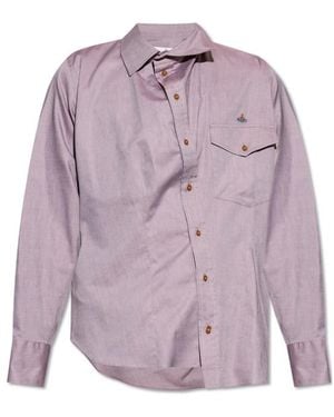 Vivienne Westwood Long Sleeve Shirt - Purple