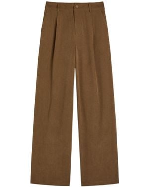 Varley Rocio Wide-Leg Corduroy Trousers - Brown