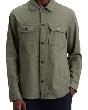 Woolrich Garment-Dyed Shirt Jacket - Green