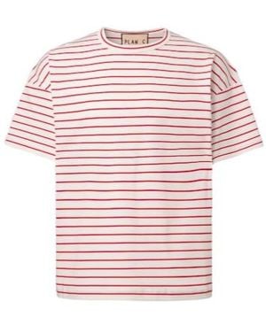 Plan C Striped T-Shirt - Pink