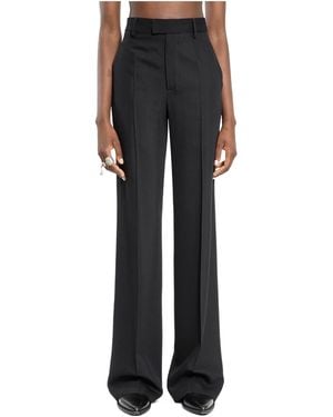 Ann Demeulemeester Maaike Flared-Leg Trousers - Black
