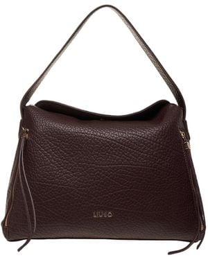 Liu Jo Zip Detail Shoulder Bag - Brown