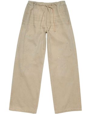 Acne Studios Drawstring Casual Pants - Natural