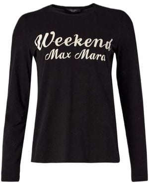 Weekend by Maxmara Long-Sleeved T-Shirt - Black