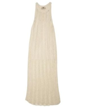 Aniye By Crochet Midi Dress - White