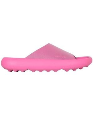 Ambush Logo Embossed Slides - Pink