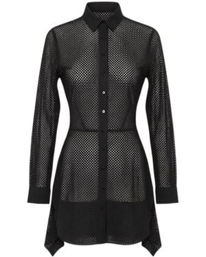 Alaïa Long Sleeve Dress - Black