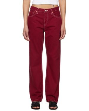 RE/DONE 'The Standard' Jeans - Red
