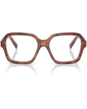 Miu Miu Eyewear Square Frame Glasses - Multicolour