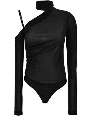 Versace Jeans Couture Couture High-Neck Bodysuit - Black