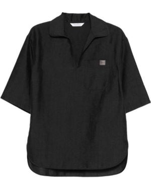 Max Mara Short Sleeve Shirt - Black
