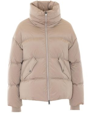 Woolrich Kelly High Neck Down Jacket - Natural