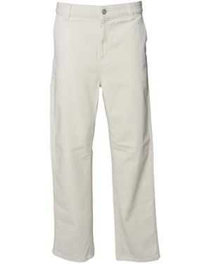 Carhartt Logo-Patch Trousers - Grey
