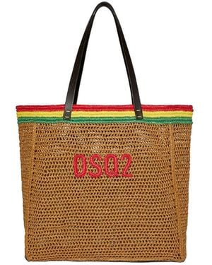 DSquared² Logo Shoulder Bag - Brown
