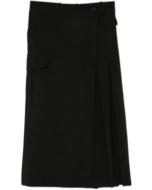 P.A.R.O.S.H. Pleated Skirt - Black
