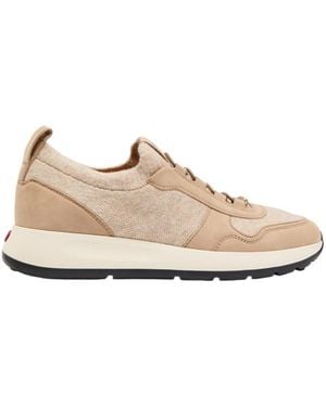 Tod's Sportiva 79K Paneled Knit Sneakers - Natural