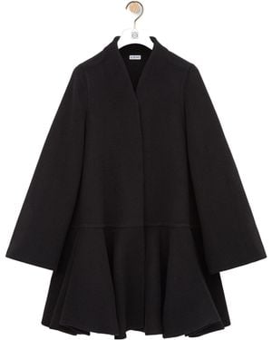 Loewe Short Coat - Black